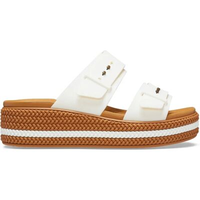 Sandales à boucle femme Crocs Brooklyn Blanc 39/40 - Publicité Sandales à boucle femme Crocs Brooklyn Blanc 39/40 - Publicité