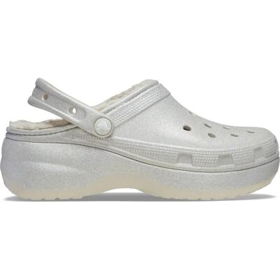 Sabots femme Crocs Glitter Lined Clog Gris 39/40 - Publicité Sabots femme Crocs Glitter Lined Clog Gris 39/40 - Publicité