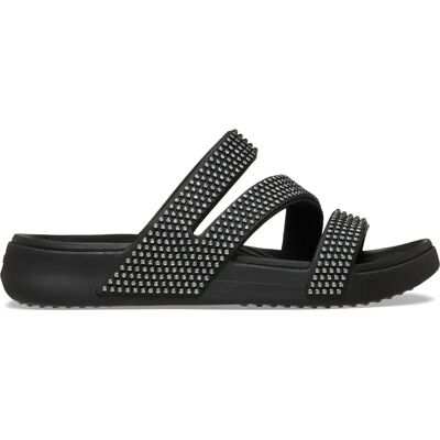 Claquettes femme Crocs Getaway Gems Strappy Noir 38/39 - Publicité Claquettes femme Crocs Getaway Gems Strappy Noir 38/39 - Publicité