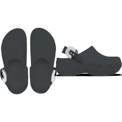 Sabots plateforme fille Crocs Classic Noir 34/35 - Publicité Sabots plateforme fille Crocs Classic Noir 34/35 - Publicité