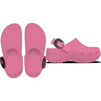 Sabots plateforme femme Crocs Classic Rose 38/39 - Publicité Sabots plateforme femme Crocs Classic Rose 38/39 - Publicité