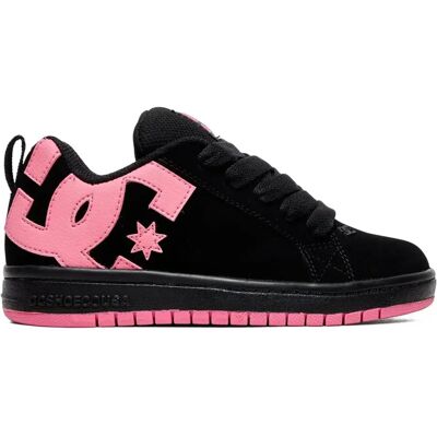 Baskets femme DC Shoes Court Graffik Noir 35 - Publicité Baskets femme DC Shoes Court Graffik Noir 35 - Publicité