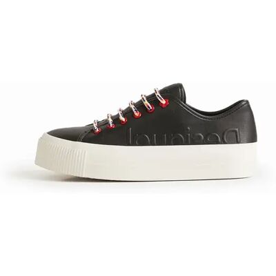 Baskets femme Desigual Street Half Logo Noir 36 - Publicité Baskets femme Desigual Street Half Logo Noir 36 - Publicité