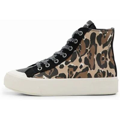 Baskets femme Desigual Crush Animal Mix Marron 37 - Publicité Baskets femme Desigual Crush Animal Mix Marron 37 - Publicité