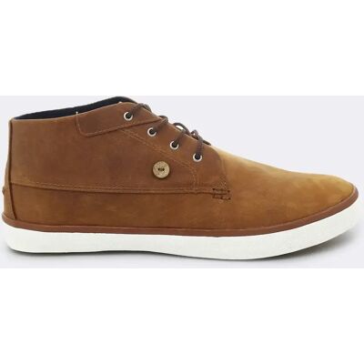 Baskets Faguo basket wattle leather Marron 44 - Publicité Baskets Faguo basket wattle leather Marron 44 - Publicité