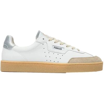 Baskets en cuir daim femme Faguo Lumbo Blanc 36 - Publicité Baskets en cuir daim femme Faguo Lumbo Blanc 36 - Publicité