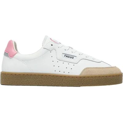 Baskets en cuir daim femme Faguo Lumbo Blanc 36 - Publicité Baskets en cuir daim femme Faguo Lumbo Blanc 36 - Publicité