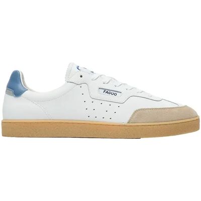 Baskets en cuir daim Faguo Lumbo Blanc 42 - Publicité Baskets en cuir daim Faguo Lumbo Blanc 42 - Publicité