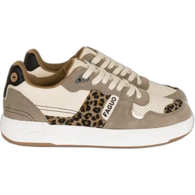 Baskets cuir et suede femme Faguo Ceiba Blanc 39 - Publicité Baskets cuir et suede femme Faguo Ceiba Blanc 39 - Publicité