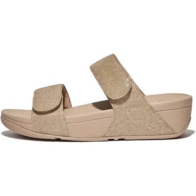 Mules compensées femme FitFlop Lulu Adjustable Noir 40 - Publicité Mules compensées femme FitFlop Lulu Adjustable Noir 40 - Publicité