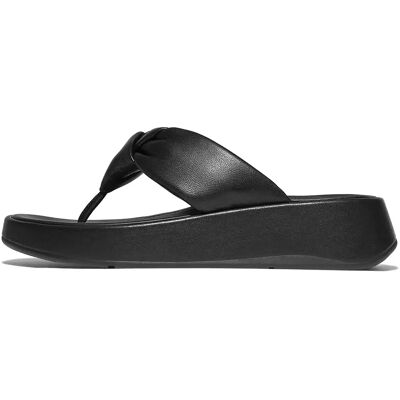 Sandales femme FitFlop F-Mode Knot Soft-Leather Flatform Toe-Post Noir 41 - Publicité Sandales femme FitFlop F-Mode Knot Soft-Leather Flatform Toe-Post Noir 41 - Publicité