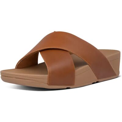 Sandales femme FitFlop Lulu Leather Marron 38 - Publicité Sandales femme FitFlop Lulu Leather Marron 38 - Publicité