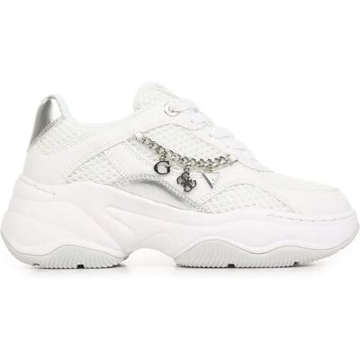 Baskets femme Guess Harpaa Blanc 36 - Publicité Baskets femme Guess Harpaa Blanc 36 - Publicité