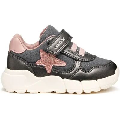 Baskets bébé fille Geox Flexyper Mini Gris 22 - Publicité Baskets bébé fille Geox Flexyper Mini Gris 22 - Publicité