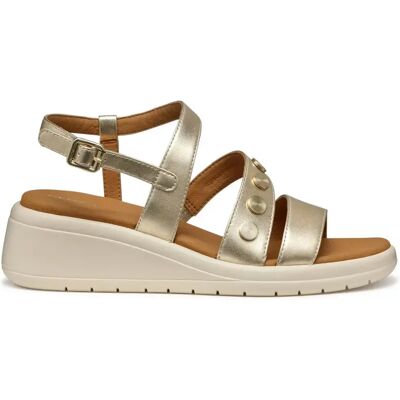 Sandales compensées femme Geox Meliconia F Doré 41 - Publicité Sandales compensées femme Geox Meliconia F Doré 41 - Publicité