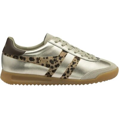 Baskets suède femme Gola Torpedo Glimmer Safari Doré 38 - Publicité Baskets suède femme Gola Torpedo Glimmer Safari Doré 38 - Publicité