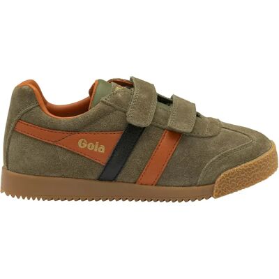 Baskets à scratch enfant Gola Harrier Strap Trainer Vert 36 - Publicité Baskets à scratch enfant Gola Harrier Strap Trainer Vert 36 - Publicité
