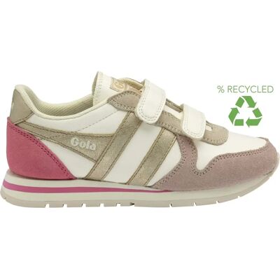 Baskets bébé Gola Daytona Quad.Strap Blanc 27 - Publicité Baskets bébé Gola Daytona Quad.Strap Blanc 27 - Publicité