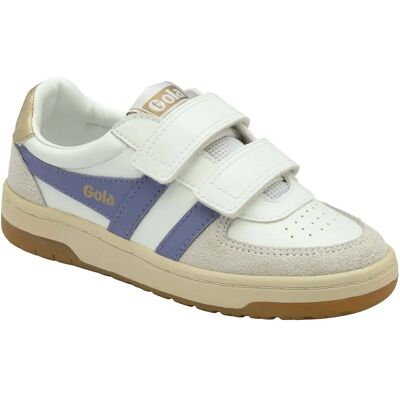 Baskets enfant Gola Hawk Strap Blanc 30 - Publicité Baskets enfant Gola Hawk Strap Blanc 30 - Publicité