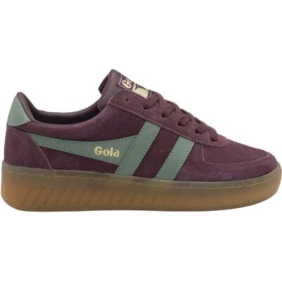 Baskets femme Gola Grandslam Suede Trainer Violet 40 - Publicité Baskets femme Gola Grandslam Suede Trainer Violet 40 - Publicité