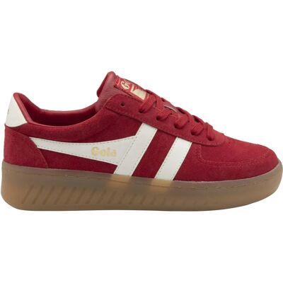 Baskets femme Gola Grandslam Suede Trainer Rouge 37 - Publicité Baskets femme Gola Grandslam Suede Trainer Rouge 37 - Publicité