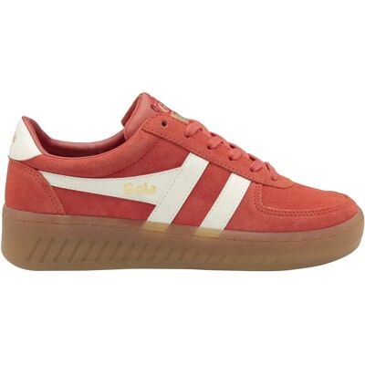 Baskets en daim femme Gola Grandslam Rouge 36 - Publicité Baskets en daim femme Gola Grandslam Rouge 36 - Publicité
