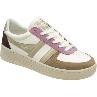 Baskets femme Gola Grandslam Quadrant Trainer Blanc 41 - Publicité Baskets femme Gola Grandslam Quadrant Trainer Blanc 41 - Publicité