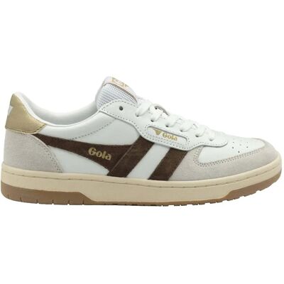 Baskets femme Gola Hawk Trainer Blanc 37 - Publicité Baskets femme Gola Hawk Trainer Blanc 37 - Publicité