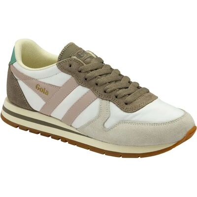 Gola Daytona Chute Beige Blanc - Sneakers - Publicité Gola Daytona Chute Beige Blanc - Sneakers - Publicité
