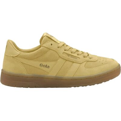 Baskets en daim femme Gola Hawk Jaune 39 - Publicité Baskets en daim femme Gola Hawk Jaune 39 - Publicité