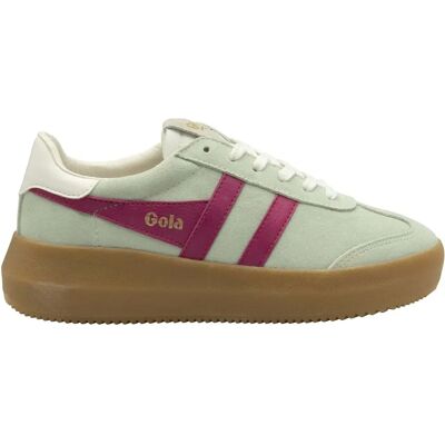 Baskets à lacet en daim femme Gola Athena Vert 39 - Publicité Baskets à lacet en daim femme Gola Athena Vert 39 - Publicité