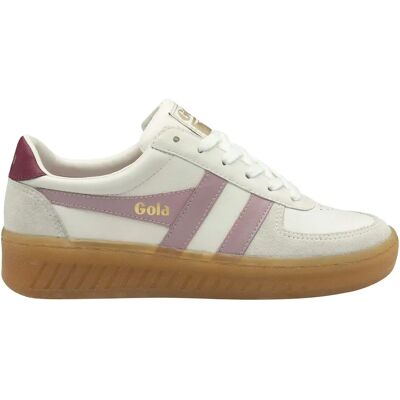 Baskets à lacet femme Gola Grandslam Elite Blanc 41 - Publicité Baskets à lacet femme Gola Grandslam Elite Blanc 41 - Publicité