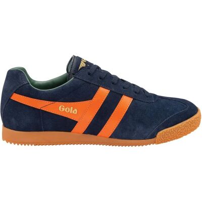 Baskets en daim Gola Harrier Bleu 49 - Publicité Baskets en daim Gola Harrier Bleu 49 - Publicité