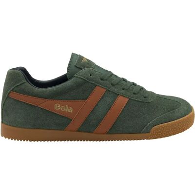 Baskets à lacet en daim Gola Harrier Suede Vert 40 - Publicité Baskets à lacet en daim Gola Harrier Suede Vert 40 - Publicité