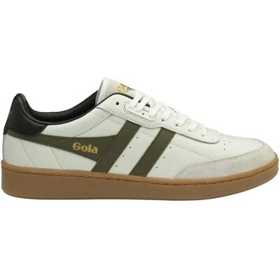 Baskets en cuir Gola Contact Leather Blanc 41 - Publicité Baskets en cuir Gola Contact Leather Blanc 41 - Publicité