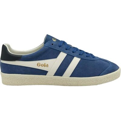 Baskets à lacets en daim Gola Medallist Bleu 42 - Publicité Baskets à lacets en daim Gola Medallist Bleu 42 - Publicité