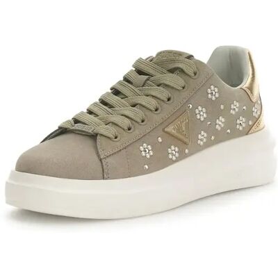Baskets femme Guess Elbina12 Beige 40 - Publicité Baskets femme Guess Elbina12 Beige 40 - Publicité