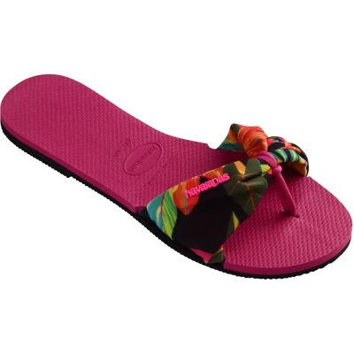 Mules femme Havaianas You Saint Tropez Print Rose 37/38 - Publicité Mules femme Havaianas You Saint Tropez Print Rose 37/38 - Publicité