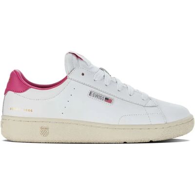 Baskets femme K-Swiss Slammklub CC Blanc 39 - Publicité Baskets femme K-Swiss Slammklub CC Blanc 39 - Publicité