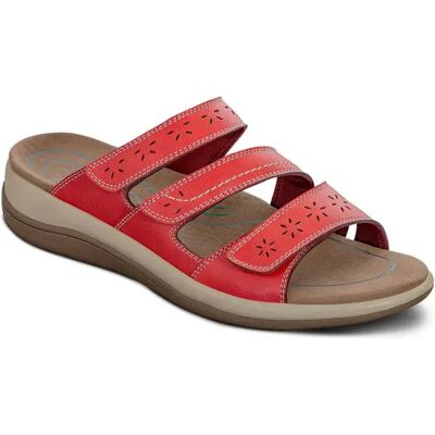 Sandales femme Orthofeet Sahara Rouge 37 - Publicité Sandales femme Orthofeet Sahara Rouge 37 - Publicité