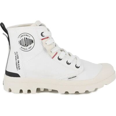 Baskets femme Palladium Pampa Hi Urban Blanc 36 - Publicité Baskets femme Palladium Pampa Hi Urban Blanc 36 - Publicité