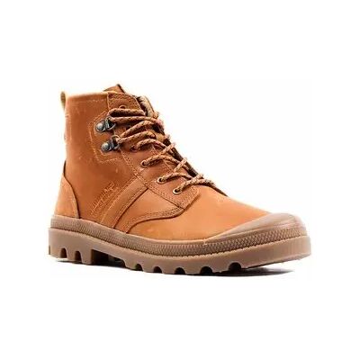 Bottines Palladium Pallabrousse Tactlth Marron 45 - Publicité Bottines Palladium Pallabrousse Tactlth Marron 45 - Publicité
