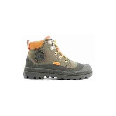 Bottines enfant Palladium Pampa Hi Cuff Hkr Wp Vert 34 - Publicité Bottines enfant Palladium Pampa Hi Cuff Hkr Wp Vert 34 - Publicité
