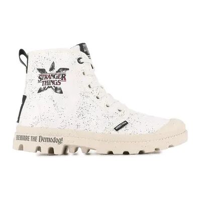 Bottines Palladium Pampa Demodog Blanc 44,5 - Publicité Bottines Palladium Pampa Demodog Blanc 44,5 - Publicité