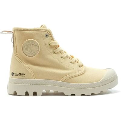 Bottines Palladium Pampa Hi Zip Organic Jaune 40 - Publicité Bottines Palladium Pampa Hi Zip Organic Jaune 40 - Publicité