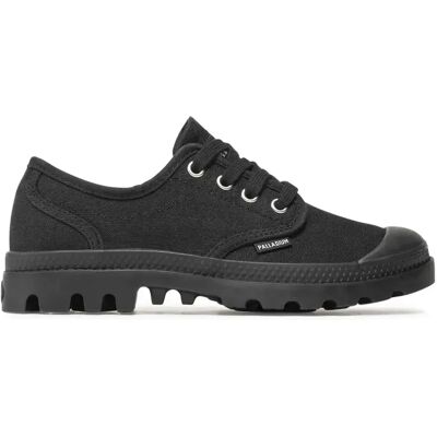 Baskets en toile femme Palladium Pampa Oxford Noir 37,5 - Publicité Baskets en toile femme Palladium Pampa Oxford Noir 37,5 - Publicité