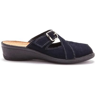 Mules cuir femme Pédiconfort Bleu 38 - Publicité Mules cuir femme Pédiconfort Bleu 38 - Publicité