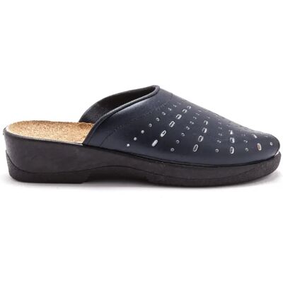 Mules cuir femme Pédiconfort Bleu 42 - Publicité Mules cuir femme Pédiconfort Bleu 42 - Publicité