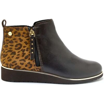 Bottines double glissière femme Pédiconfort Marron 37 - Publicité Bottines double glissière femme Pédiconfort Marron 37 - Publicité