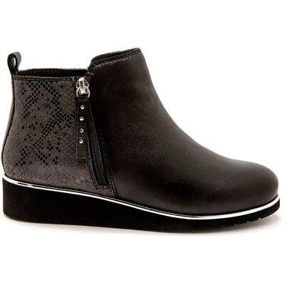 Bottines double glissière femme Pédiconfort Noir 36 - Publicité Bottines double glissière femme Pédiconfort Noir 36 - Publicité